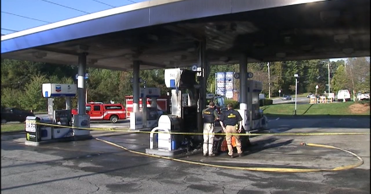 Good Samaritans Rescue Man on Fire from Burning Gas Pump | FOX 5 DC