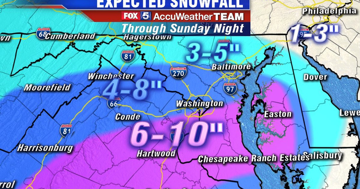 DC-metro area sees icy roads, school closures from snowy weekend | FOX 5 DC