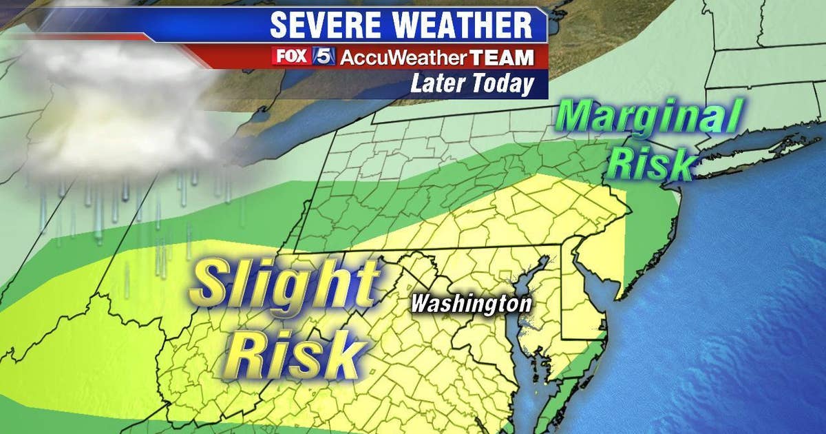 Strong to severe storms late this afternoon, evening | FOX 5 DC