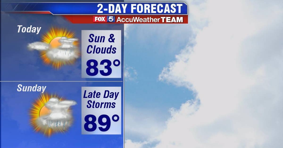 Weekend will feel more like summer, with temperatures rising | FOX 5 DC