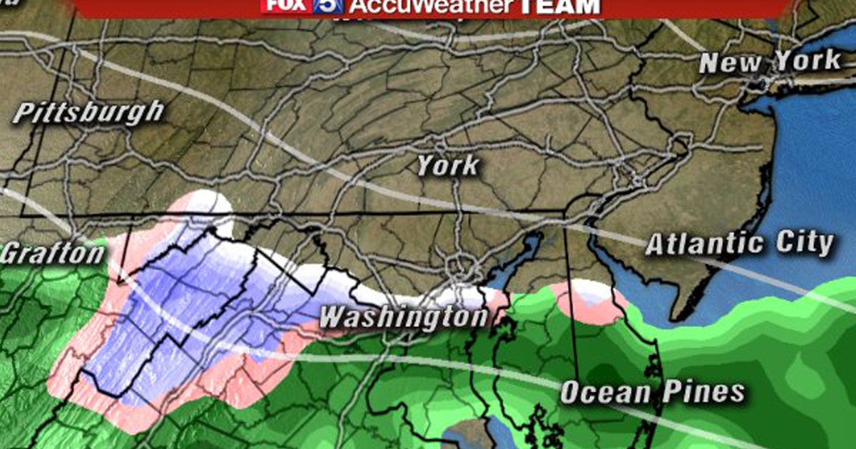 Another winter storm headed through DC area for first day of spring ...