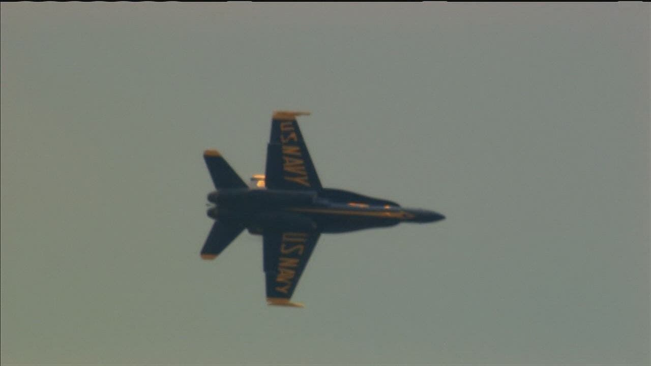 Blue Angels hold practice run in Annapolis
