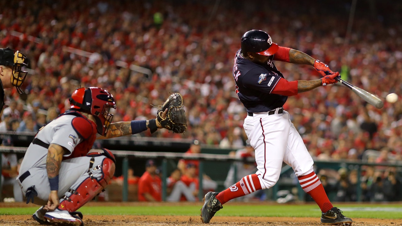 Robles homers in return to Nats' lineup in Game 3 of NLCS