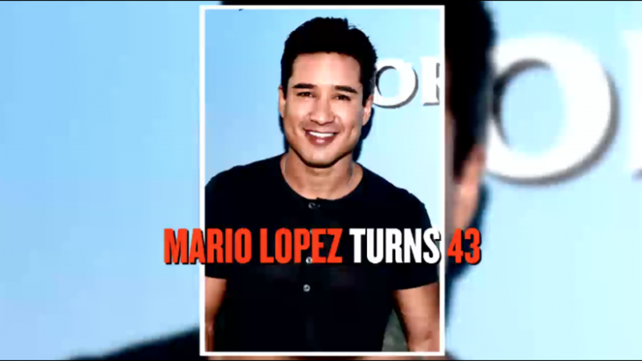 Happy Birthday Mario Lopez