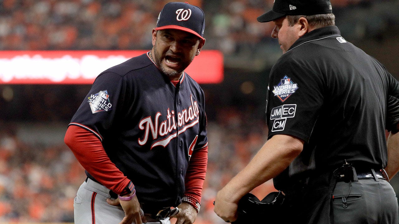 Inside the Trea Turner interference call that led to Dave Martinez's  ejection - The Washington Post