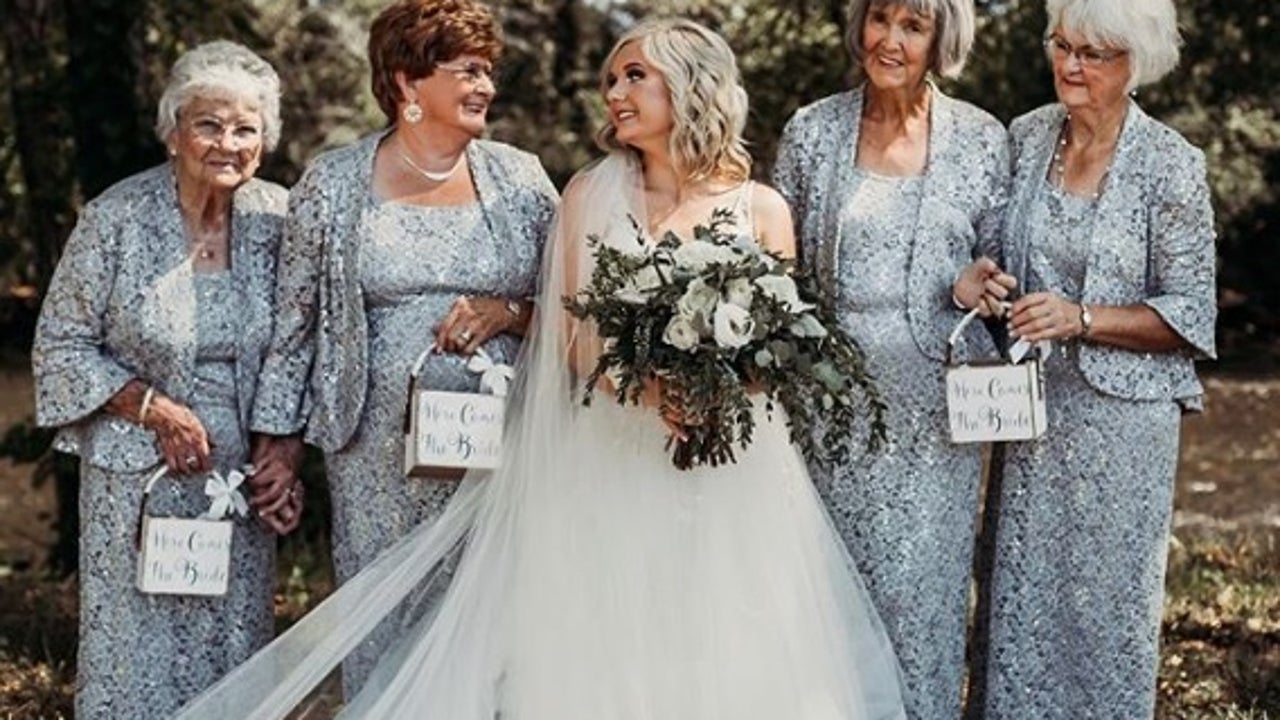 Bride asks 4 grandmas to be flower girls for wedding: 'They were more  excited than my bridesmaids