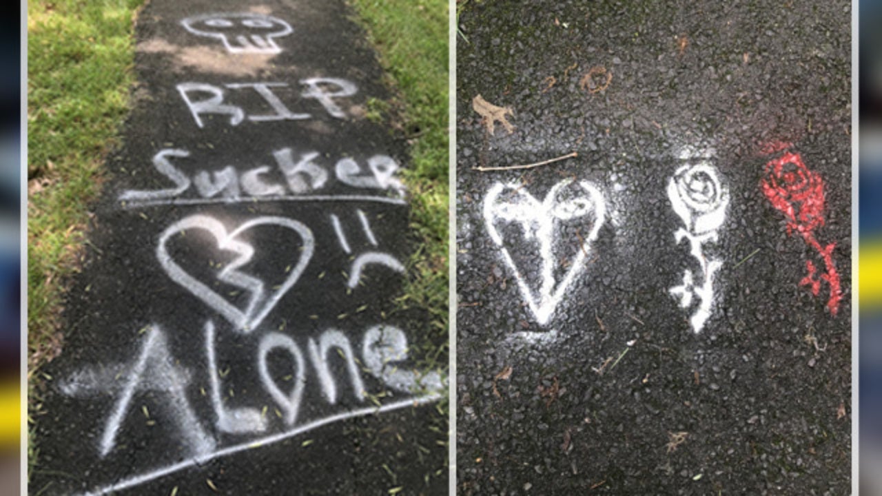 Rip Sucker Graffiti Found Near Wooded Area Where Mans Body Was