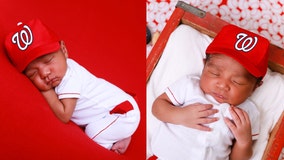Washington Nationals adorable themed newborn baby photoshoot will melt your heart