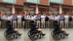 ‘Connor Strong’: Student recovering from multiple brain surgeries receives incredible welcome from peers