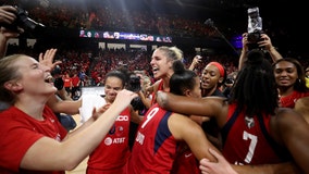 Washington Mystics hold celebration for fans following WNBA championship victory