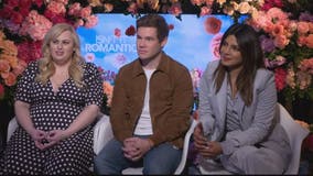 Priyanka Chopra, Rebel Wilson and Adam Devine, stars in Isn't It Romantic