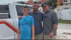 Prince William County police officer rescues father, son while on vacation