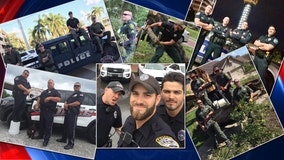 Viral 'hot cops' photo puts spotlight on law enforcement