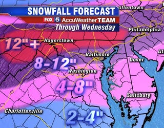 Winter Storm Warning Spring Snowstorm Arrives In Dc Region