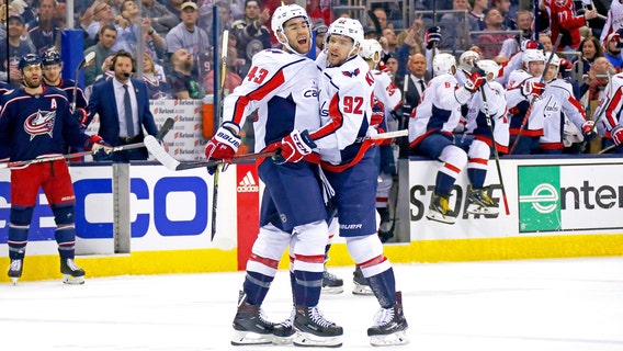 Caps top Blue Jackets 4-1 to even series at 2 games each