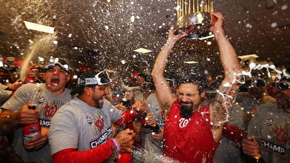 Relive the Washington Nationals victory celebration