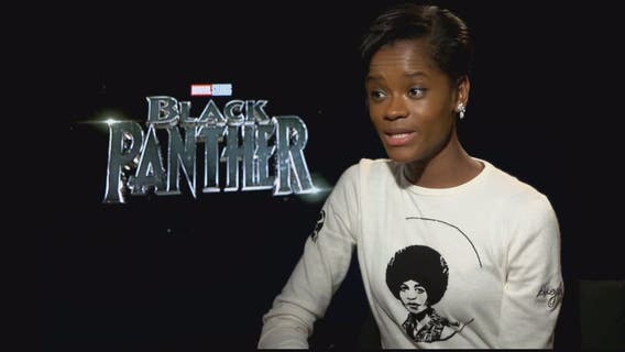 Letitia Wright stars in 'Black Panther'