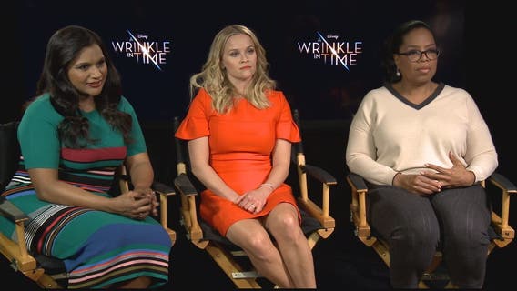 'A Wrinkle in Time' stars Oprah, Reese Witherspoon and Mindy Kaling