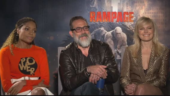 ‘Rampage' stars Naomie Harris, Jeffrey Dean Morgan and Malin Akerman