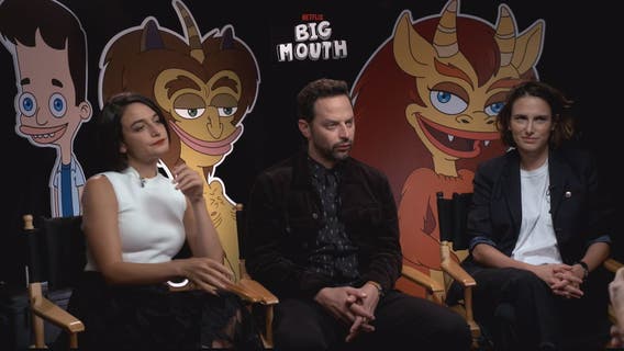 Jenny Slate, Nick Kroll and Jessi Klein star in Big Mouth