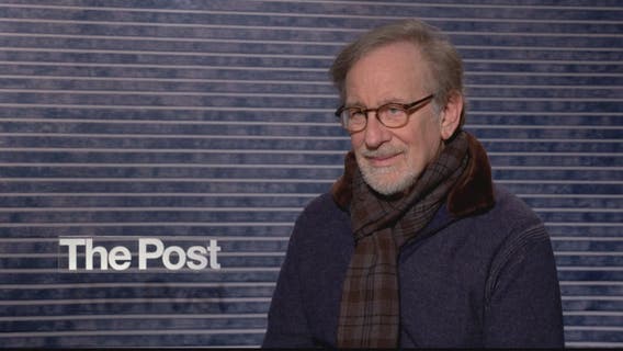 Steven Spielberg talks about new film, 'The Post'