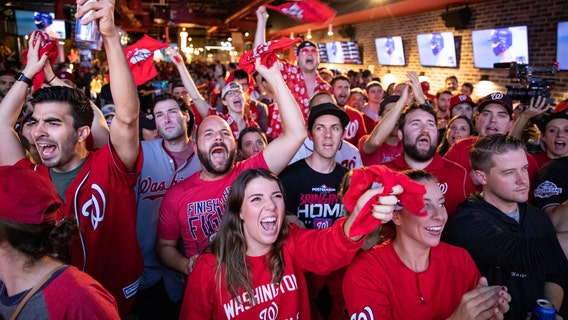 Alex Ovechkin, Capitals celebrate Nationals’ World Series victory, offer fountain recommendations
