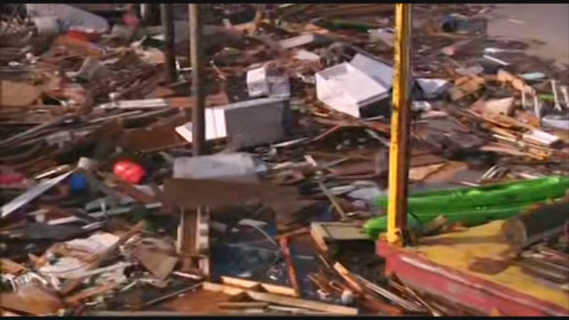 Michael moving over Carolinas, leaving trail of damage