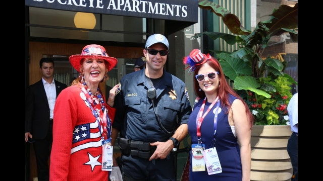 Police the real stars of the Republican Convention