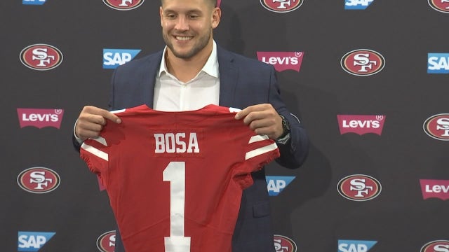 Political football: Trump congratulates 49ers draft pick Nick Bosa