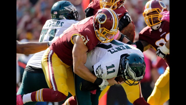 Redskins beat Eagles 27-20 in fourth straight win