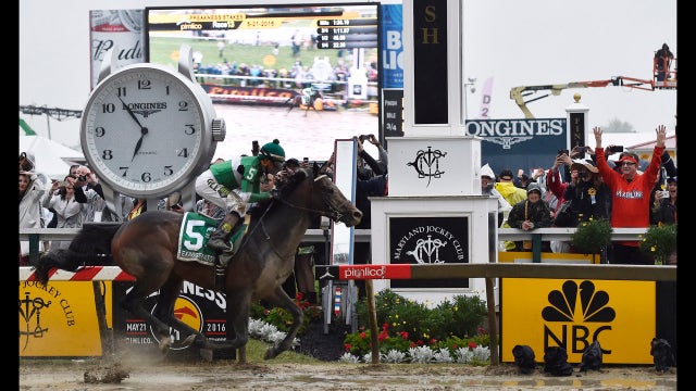 True story: Exaggerator wins the 141st Preakness Stakes at Pimlico