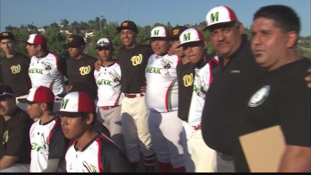 L.A. shows a Mexico baseball team some heart