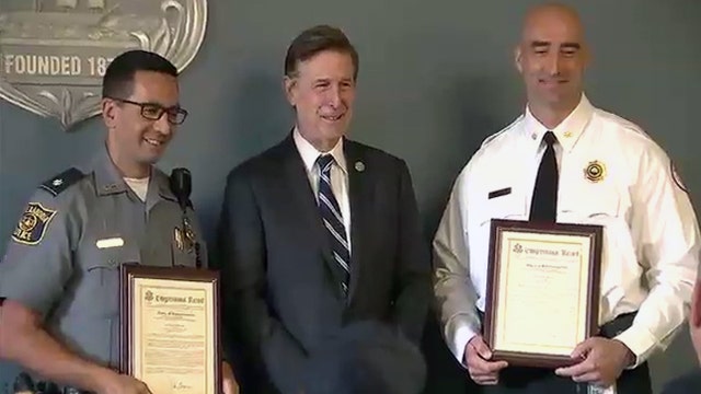 Congressman Don Beyer honors Alexandria shooting first responders