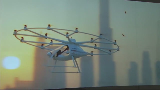 Future Uber: Urban Mobility Flies High In This Pilot Optional Giant Electric Drone