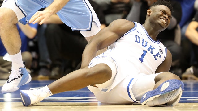 No. 1 Duke, Zion Williamson figuring out what's next following knee injury after shoe bursts open