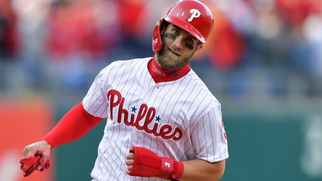 Bryce Harper, wife expecting baby, former Nationals star announces on Instagram