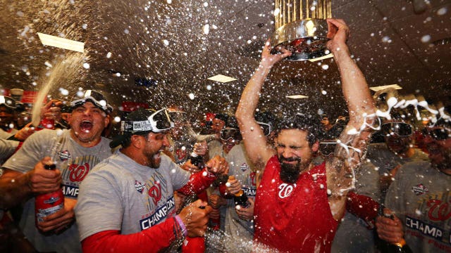 Relive the Washington Nationals victory celebration