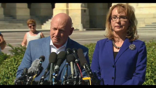 Gabby Giffords calls on capitol following Vegas shooting 'The Nation is Counting on You'