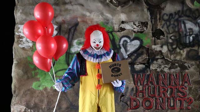 Hurts Donut offering ‘scary clown deliveries' through October