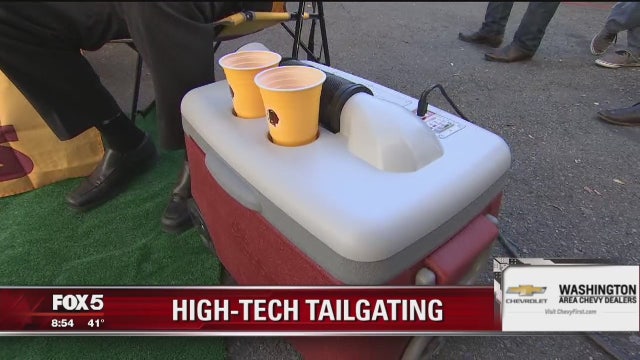 High Tech Tailgating with Redskins Game Time