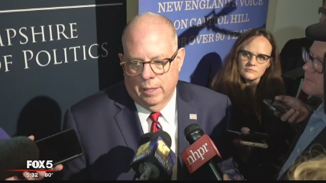 Maryland. Gov. Larry Hogan says he's considering primary challenge to Trump