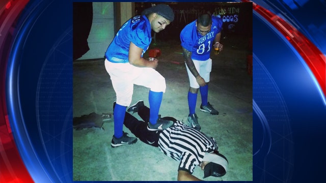 Texas men create blindsided ref Halloween costumes