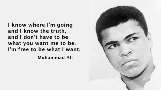 In his words: Muhammad Ali's most famous quotes