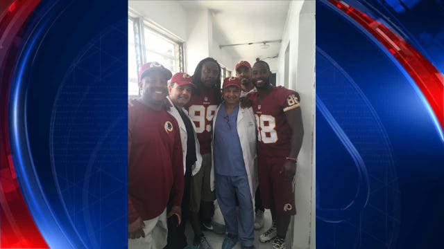 Redskins' Pierre Garcon, Ricky Jean Francois take supplies to Haiti for hurricane victims