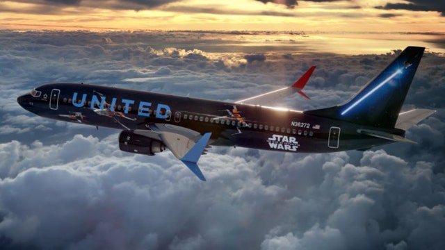 Star Wars-themed plane added to United Airlines fleet to celebrate ‘Star Wars: The Rise of Skywalker’