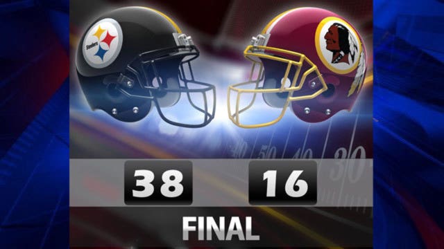 Redskins fall to Steelers 38-16 in season opener