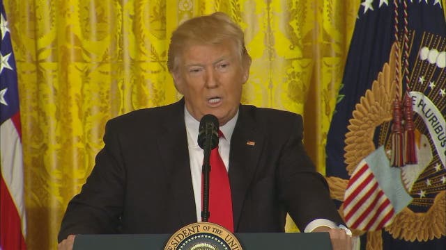 Trump raps 'criminal' leaks, 'dishonest' media, 'bad' judges