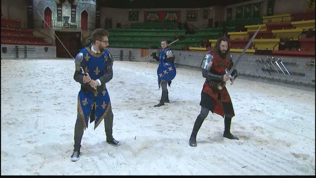 Kevin McCarthy hangs with the knights of Medieval Times