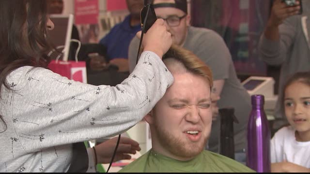'Shave Your Head for Kids' Cancer Research' event held in DC