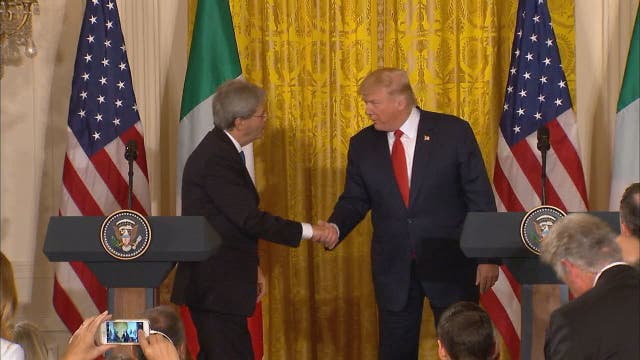 Trump hails Italy for role in Libya, Iraq, Afghanistan